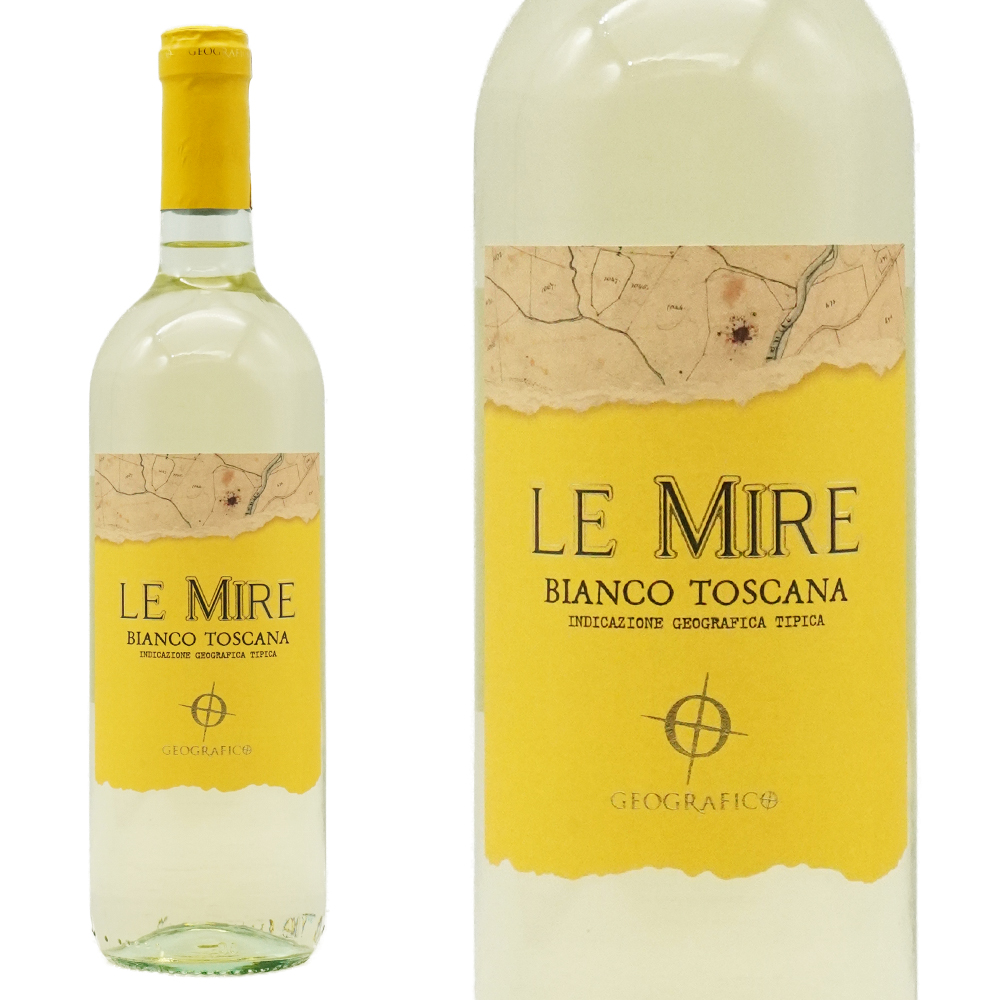 ジェオグラフィコ レ ミレ ビアンコ トスカーナ 2024 ジェオグラフィコ社 IGTトスカーナ ビアンコ 白 トレッビアーノ90％＆シャルドネ10％