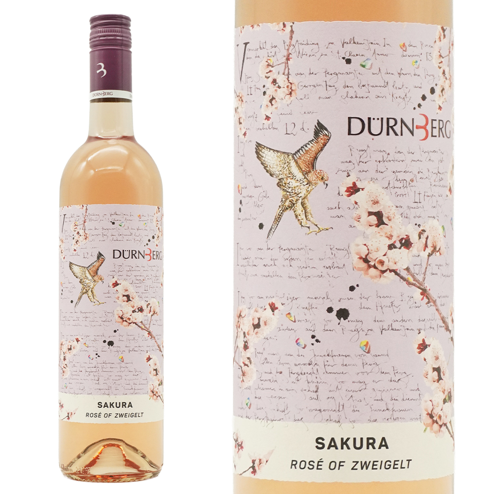 サクラ ロゼ オブ ツヴァイゲルト 2024 ヴィーガン 蔵出し限定品 デュルンベルク元詰(クリストフ カーナー家) 桜(さくら)ラベル