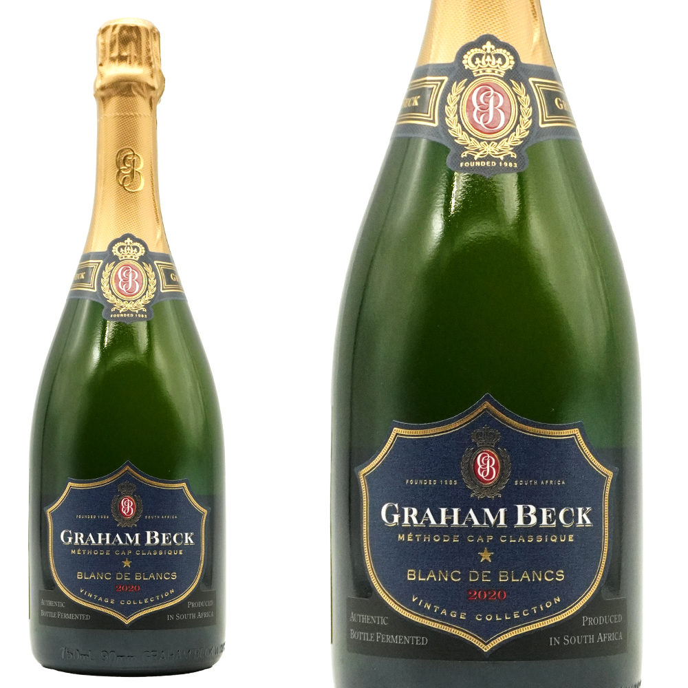 グラハム ベック ブリュット ブラン ド ブラン ヴィンテージ 2020 (W.Oロバートソン) シャルドネ100％ メドック 自然派 正規品