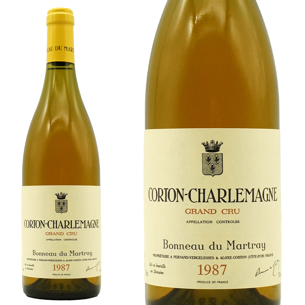 コルトン シャルルマーニュ GC特級 1987 蔵出し品 ドメーヌ ボノー デュ マルトレ元詰 AOC 正規品 秘蔵39年熟成古酒 WA驚異の93点