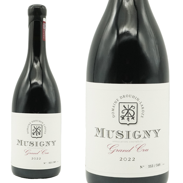 ミュジニー グラン クリュ 特級 2022 蔵出し限定作品 ドメーヌ ドルーアン ラローズ元詰 全生産本数540本のみ(個別ナンバー入り)