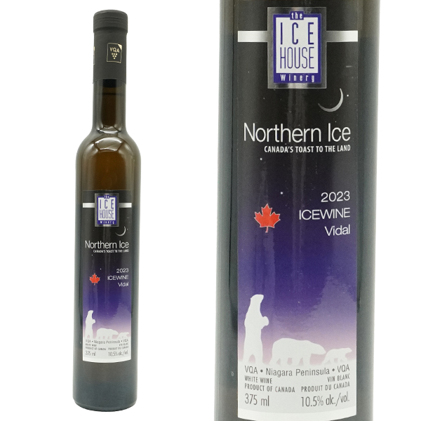 【ハーフサイズ】アイスワイン  ノーザン アイス ヴィダル 2023 ザ アイス ハウス ワイナリー元詰 (ヴィダル ブラン種100％)