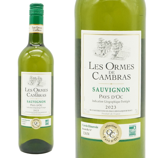 レ ゾルム ド カンブラス ソーヴィニヨン ブラン キュヴェ レセルヴ 2023 フランス IGTペイ ドック 白ワイン ワイン 辛口 750ml