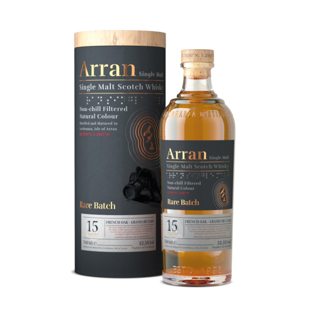 【正規品 箱入】アラン レアバッチ 15年 フレンチオーク グラン クリュ カスク シングル モルト スコッチ ウイスキー 700ml 52.5％