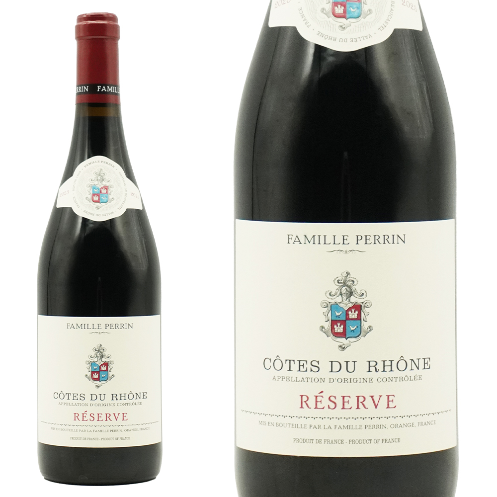 コート デュ ローヌ レゼルヴ ルージュ 2023 ファミーユ ペラン ペラン家 正規 赤ワイン ワイン 辛口 ミディアムボディ 750ml