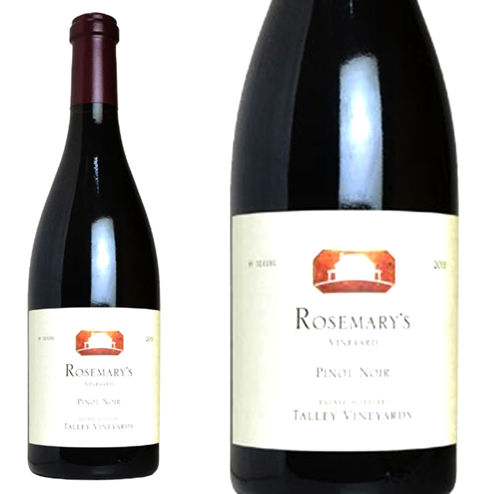 タリー ピノ ノワール ローズマリーズ ヴィンヤード アロヨ グランデ ヴァレー 2019 タリー ヴィンヤーズ最高峰キュヴェ 超重厚ボトル