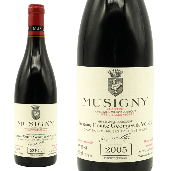 ミュジニー グラン クリュ 特級 キュヴェ ヴィエイユ ヴィーニュ 2005 蔵出し限定品 ドメーヌ コント ジョルジュ ド ヴォギュエ元詰