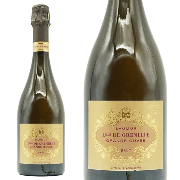 ソミュール グランド キュヴェ ブリュット (瓶内二次発酵)(シャンパーニュ製法)(シャンパン方式) N.V ルイ ド グルネル 高級泡 白