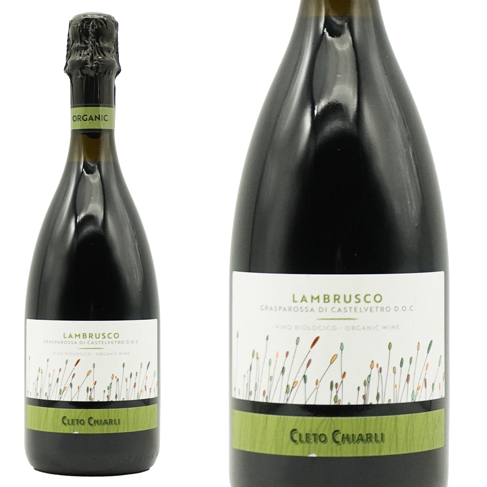 クレート キアーリ ランブルスコ オーガニック (グラスパロッサ ディ カステルヴェートロ ) NV キアルリ (キアーリ社) 11％
