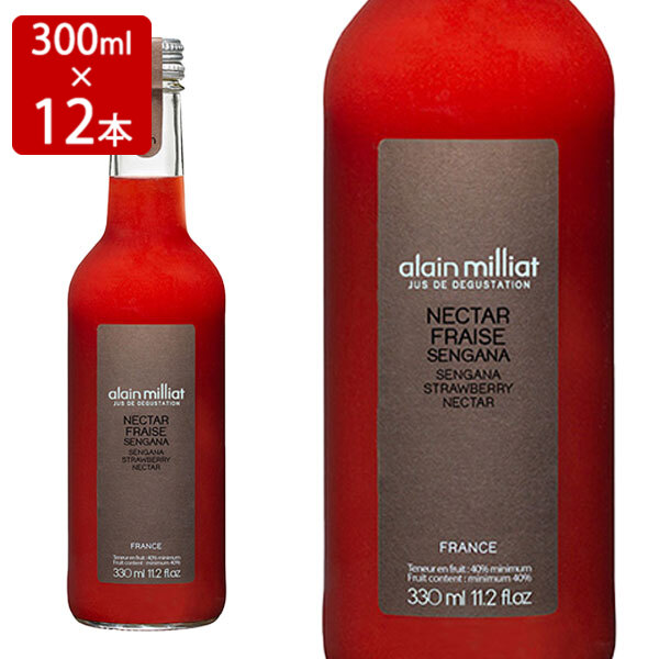 アラン ミリア ストロベリーネクター 330ml×12 ノンアルコール