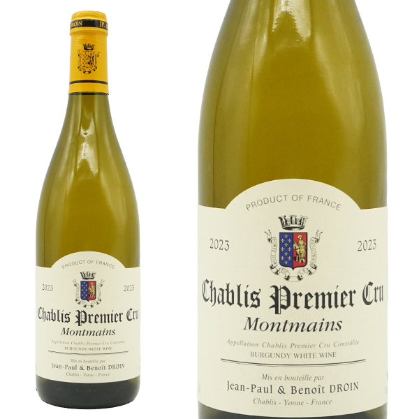 シャブリ プルミエ クリュ 一級 モンマン 2023 蔵出し作品 ドメーヌ ジャン ポール エ ブノワドロワン元詰 AOCシャブリ プルミエ 正規品
