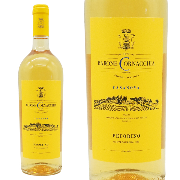 コントログエッラ ペコリーノ 2023年 バローネ・コルナッキア 750ml （イタリア 赤ワイン）14％