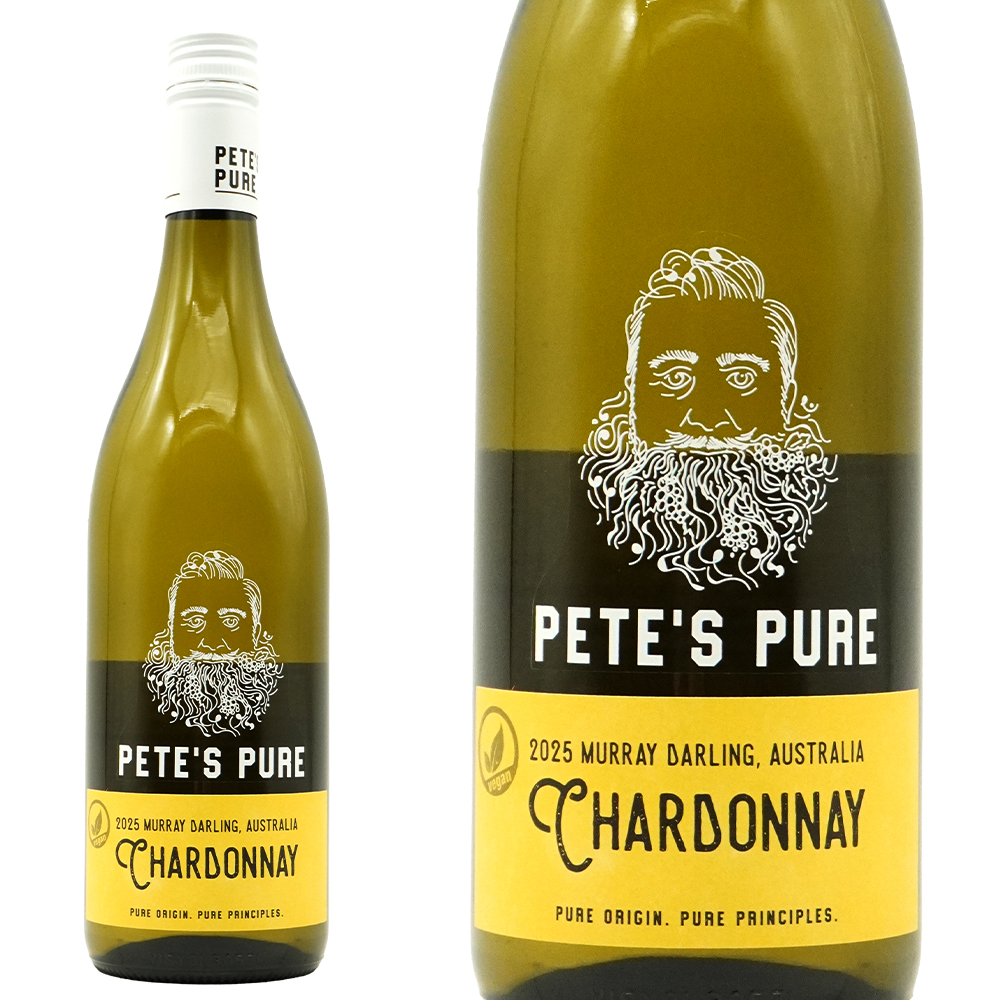 ピーツ ピュア シャルドネ 2025 ピーツ ピュア オーストラリア ニュー サウス ウェールズ GI.マレー ダーリング 白 辛口 750ml