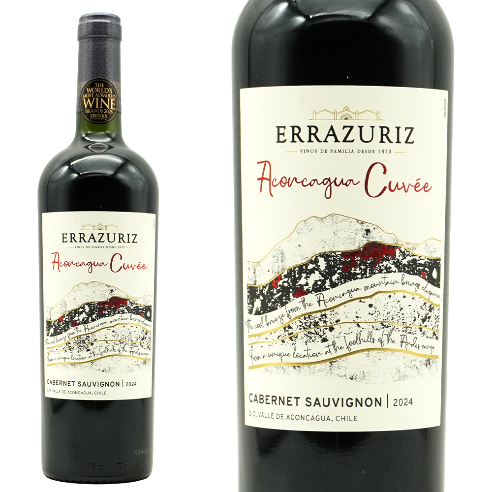 エラスリス アコンカグア キュヴェ カベルネ ソーヴィニヨン 2024 エデュアルド チャドウィック チリ アコンカグア ヴァレー 度数13.5％