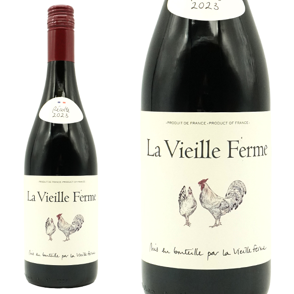 ラ ヴィエイユ フェルム ルージュ 2024 ペラン家 (にわとりラベル) フランス ローヌ 赤ワイン 辛口 ミディアムボディ 750ml