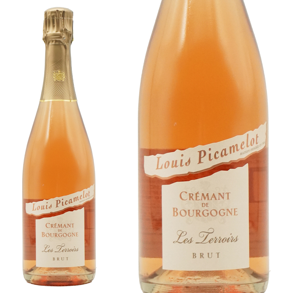 クレマン ド ブルゴーニュ ロゼ ブリュット NV (シャンパーニュ方式 メソッド トラディショナル 瓶内二次発酵) ルイ ピカメロ社