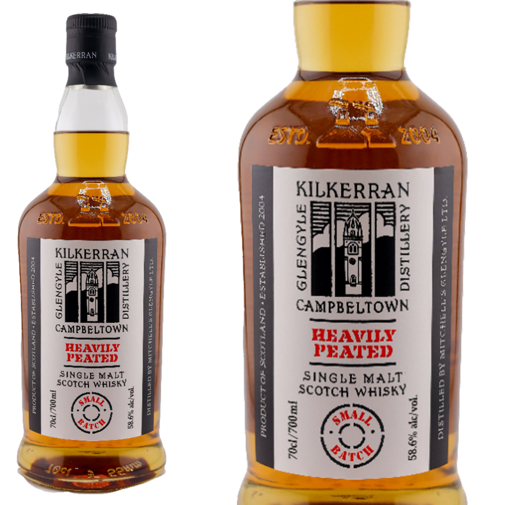 【正規品】キルケラン ヘビリーピーテッド バッチ13 キャンベルタウン シングル モルト ミッチェルズグレンガイル蒸留所 700ml 58.6％