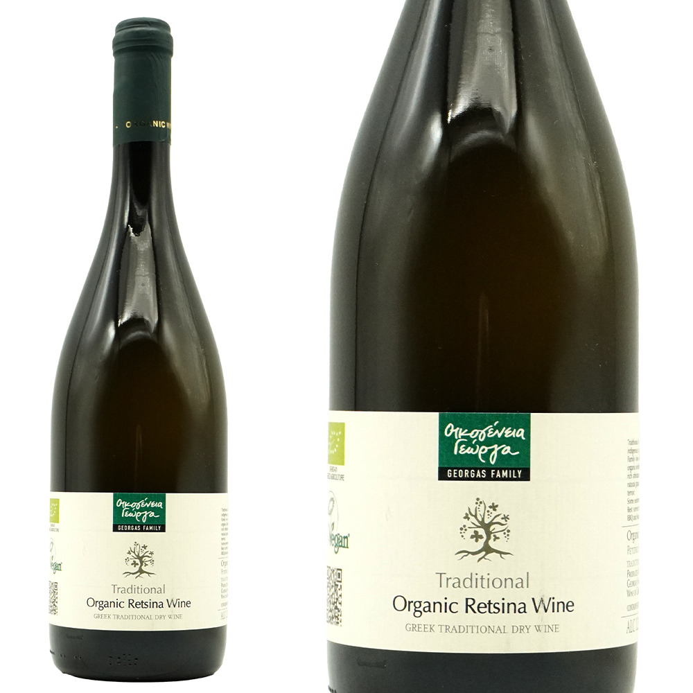 トラディショナル オーガニック レチーナ ワイン NV ゲオルガス ファミリー ギリシャ セントラル グリース メソゲア P.G.I.レチーナ