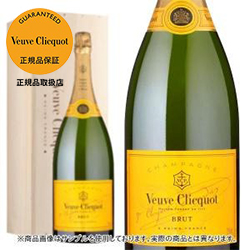 【超大型ボトル 豪華木箱入】ヴーヴ クリコ シャンパーニュ ポンサルダン ブリュット イエローラベル 3L ダブルマグナム ジェロボアム 正規 ギフト 箱付