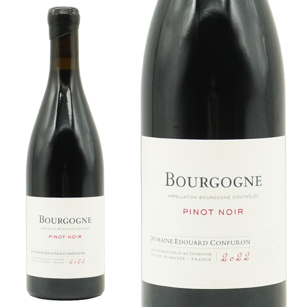 ブルゴーニュ ピノ ノワール 2022 蔵出し数量限定作品 ドメーヌ エドワール コンフュロン元詰 ジャスパーモリス驚異88点 ロウ封印キャップ