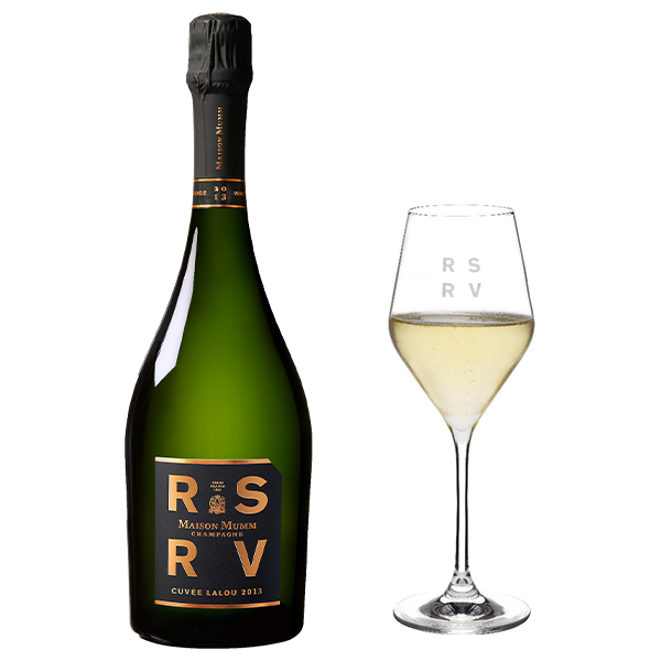 【正規品 オリジナルロゴ入りグラス1脚付き】マム シャンパーニュ RSRV キュヴェ ラルー プレステージ ブリュット ミレジム 2013