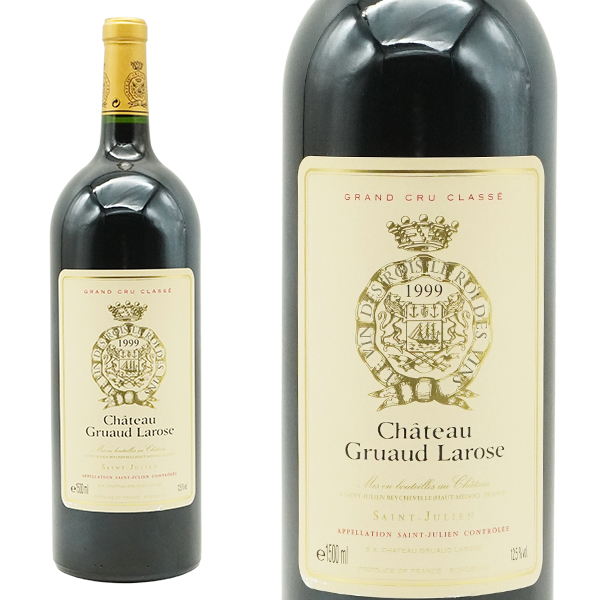 【大型マグナムサイズ】シャトー グリュオー ラローズ 1999 メドック グラン クリュ クラッセ メドック格付第2級  AOC 26年熟成品