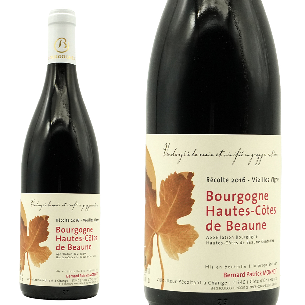 ブルゴーニュ オート コート ド ボーヌ ヴィエイユ ヴィーニュ ルージュ 2016 ドメーヌ ベルナール パトリック モノ元詰 10年熟成作品