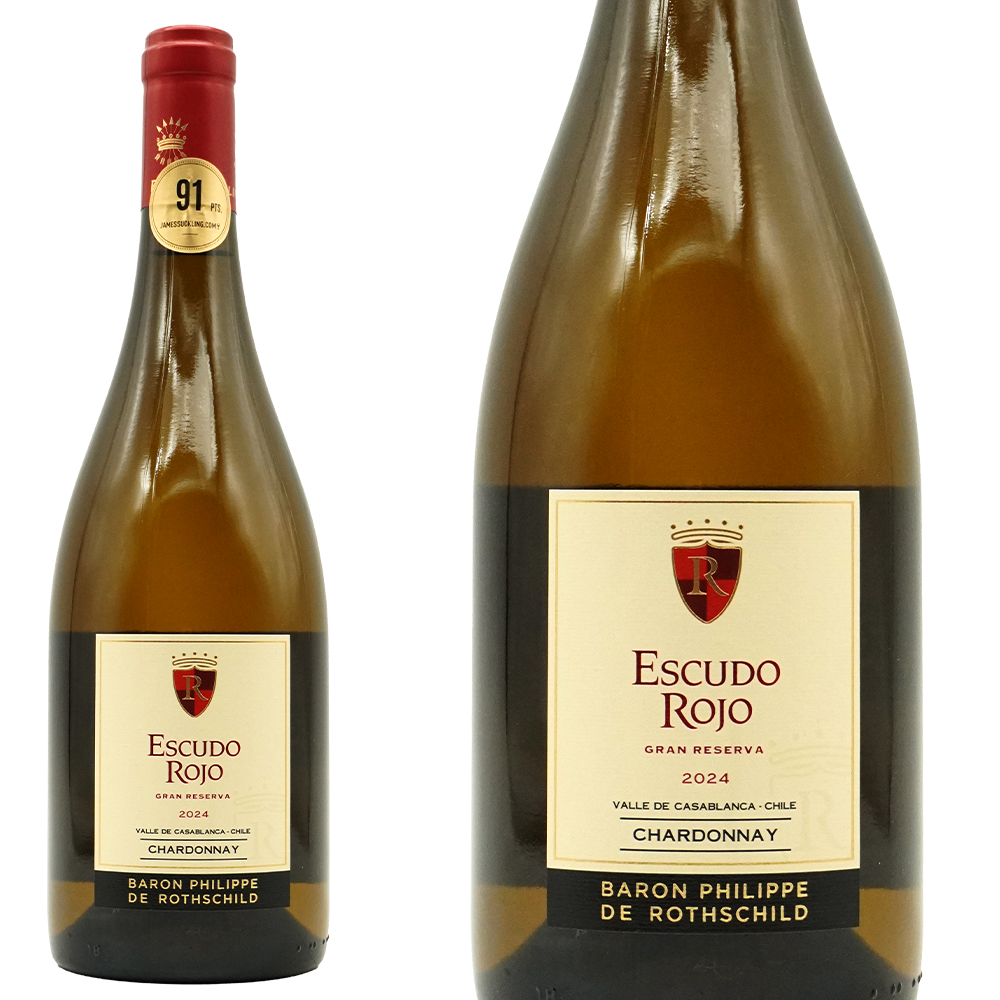 エスクード ロホ グラン レゼルヴァ シャルドネ 2024 バロン フィリップ ド ロスチャイルド マイポ チリ アコンカグア アルコール度数14％