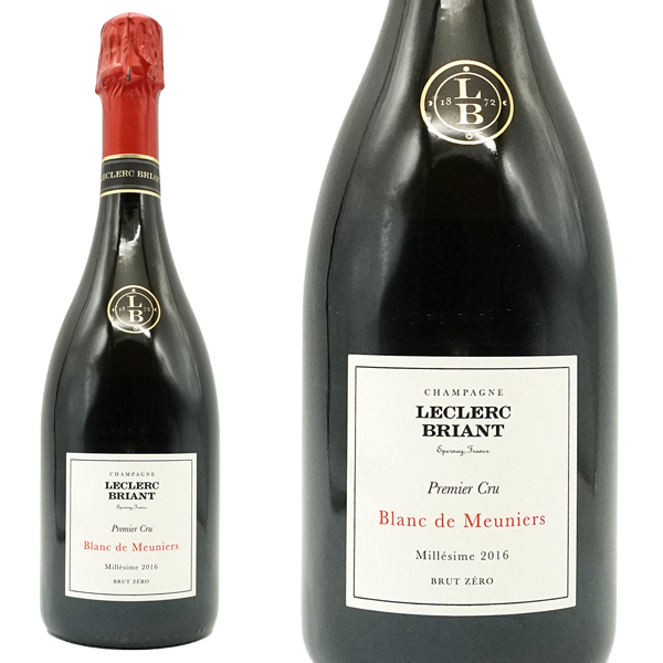 ルクレール ブリアン シャンパーニュ プルミエ クリュ ブラン ド ムニエ(2016) ブリュット ゼロ ピノムニエ100% 自然派 正規品