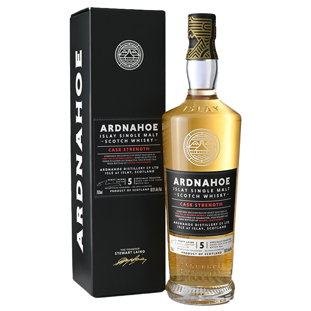 【正規品 箱入】アードナッホー 5 年 カスクストレングス バッチ1 アイラ シングル モルト スコッチ ウイスキー 700ml 60.9％