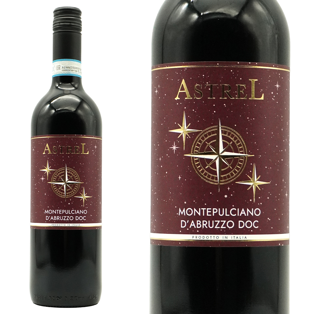 アストレル モンテプルチアーノ ダブルッツォ 2023 ボッテール社 DOCモンテプルチアーノ  ダブルッツォ モンテプルチアーノ種100%