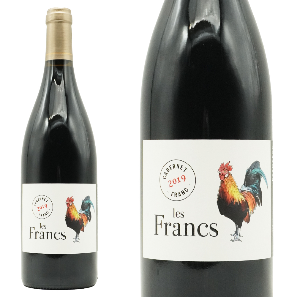 レ フラン 2019 蔵出し シャトー デ ゼサール元詰 カベルネ フラン種100％ AOCベルジュラック (雄鶏ラベル)