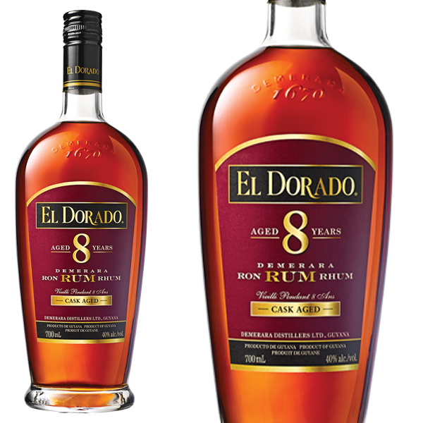 【正規品】エルドラード 8 年 ダークラム ガイアナ デメララ ラム 700ml 40％
