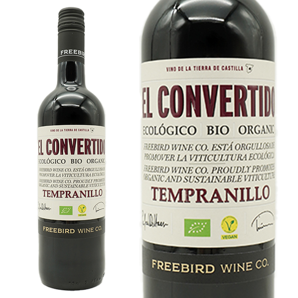 エル コンベルティード テンプラニーリョ 2023年 フリーバード・ワイン(デ ハーン アルテス) 750ml スペイン 赤ワイン ヴィーガン ビーガン VEGAN