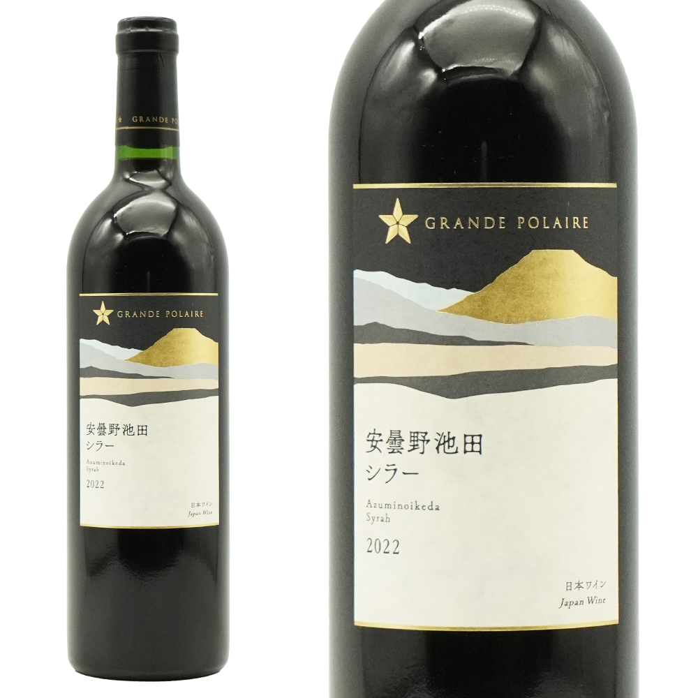 安曇野池田 シラー 赤 2022 蔵出し限定品 グランポレール 安曇野池田元詰 超限定品 醸造責任者：多田 淳氏 年産1560本のみ