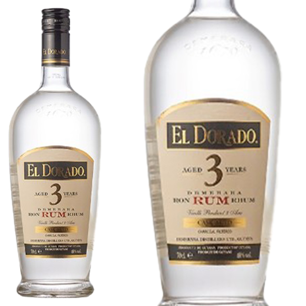 【正規品】エルドラード 3 年 ホワイトラム ガイアナ デメララ ラム 700ml 40%