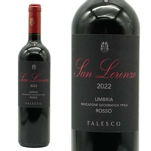 ファレスコ サン ロレンツォ ロッソ ウンブリアメルロー 2022年 正規品 750ml イタリア 赤ワイン