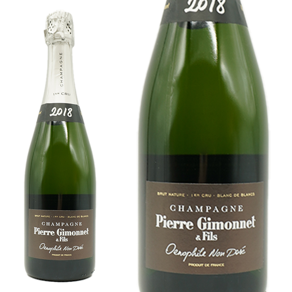 ピエール ジモネ＆フィス シャンパーニュ プルミエ クリュ 一級 エノフィルノン ドゼ ブリュット ナチュール ミレジム[2018]年 R.M元詰