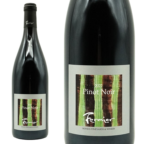 フェルミエ ピノ ノワール 2022 フェルミエ 新潟市西蒲区角田浜産ピノ ノワール100% フレンチオーク樽約17ヵ月熟成