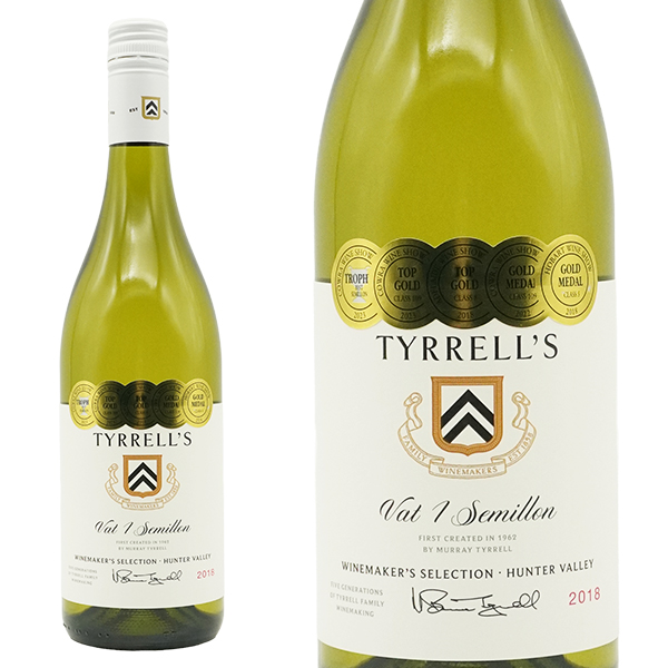 ティレルズ ヴァット 1 ハンター ヴァレー セミヨン 2018 自社畑最良区画 セミヨン種100% ティレルズ ヴィンヤーズ