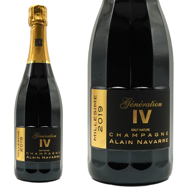 アラン ナヴァール シャンパーニュ ジェネラシオン キャトル(IV)ブリュット ナチュール ミレジメ 2019 年 R.M.生産者元詰 アラン ナヴァール家元詰