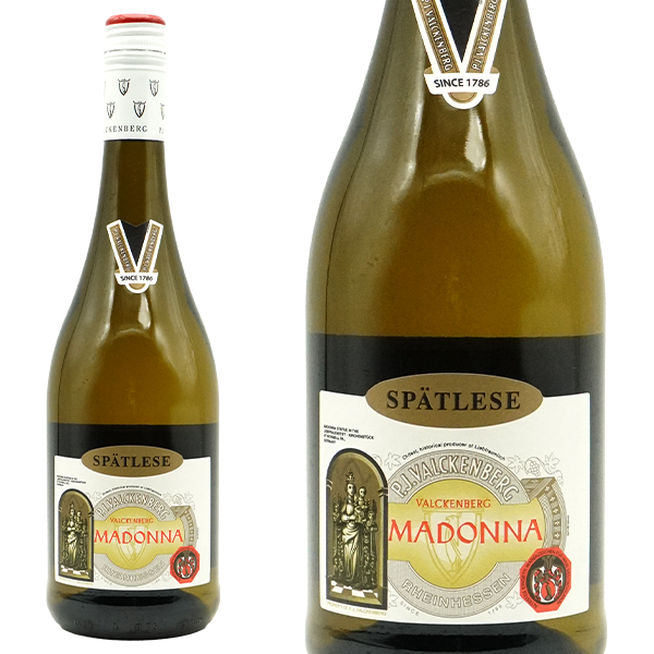リープフラウミルヒ マドンナ 2022 シュペートレーゼ ファンケンベルク社 ドイツ ラインヘッセン 裏ラベルにロットNo入り 白ワイン やや甘口