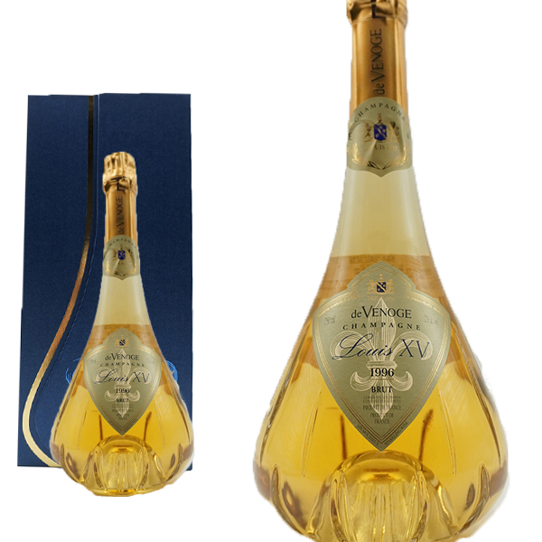 【箱入】ドゥ ヴノージュ シャンパーニュ ルイ 15世 (ルイ キャンズ) ブリュット ミレジメ 1996 AOCミレジム 豪華ギフト箱入 直輸入
