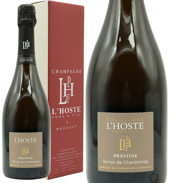 【箱入り】ロスト ペール エ フィス シャンパーニュ プレスティージュ テロワール ド シャルドネ NV ブラン ド ブラン 瓶内熟成36ヶ月以上