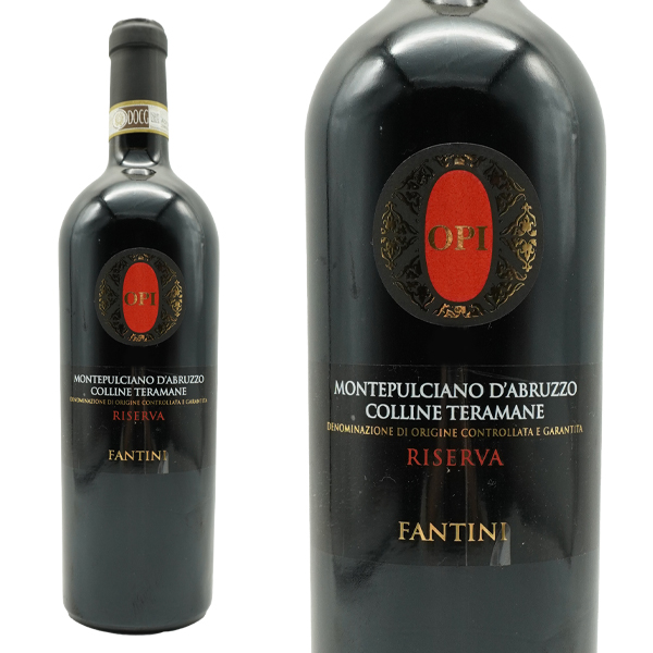 オピ モンテプルチアーノ ダブルッツォ コッリーネ テラマーネ リゼルヴァ オピ 2016 ファルネーゼ家 重厚ボトル
