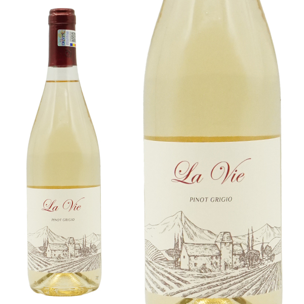 ラ ヴィ ピノ グリージョ 2023 ドメーニレ サハティーニ IGデアルリレ ムンテニエイ ピノ グリージョ種100% ルーマニア 辛口 白