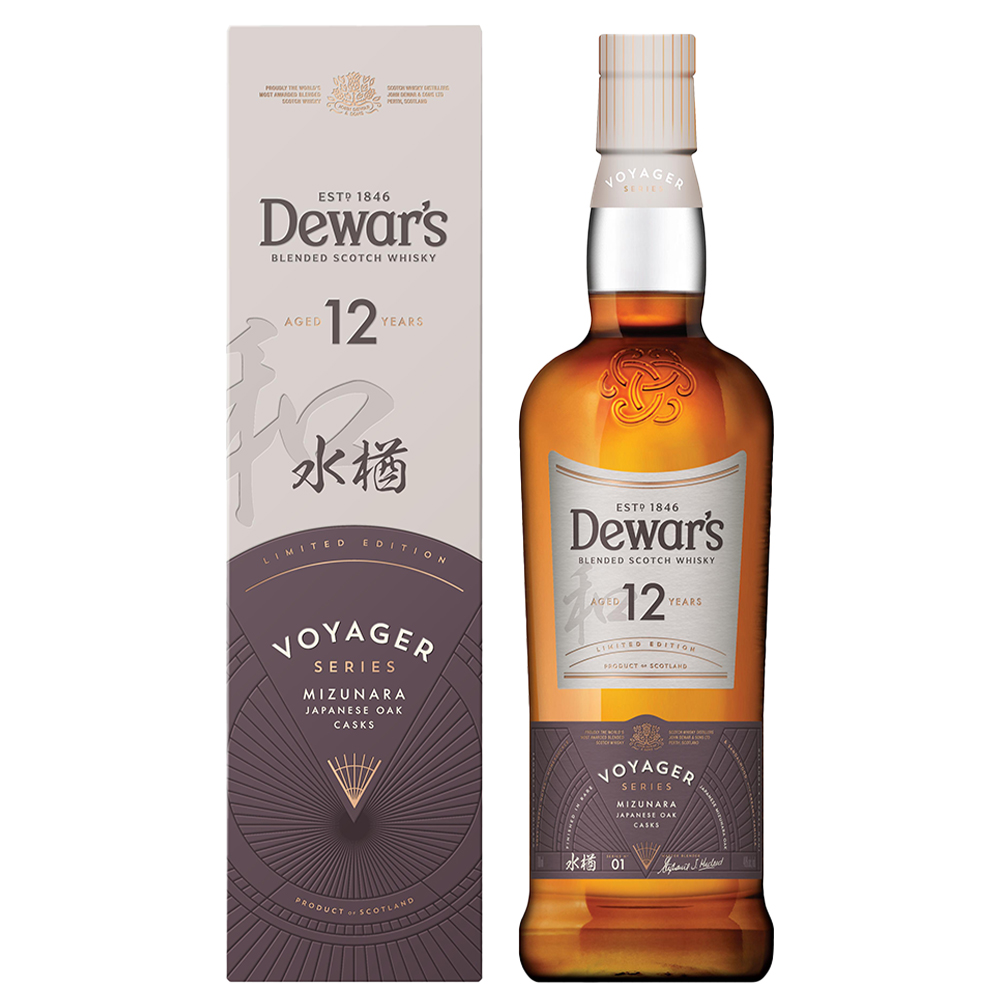 【正規品 箱入】デュワーズ 12 年 ミズナラ ブレンデッド スコッチ ウイスキー 700ml 40％