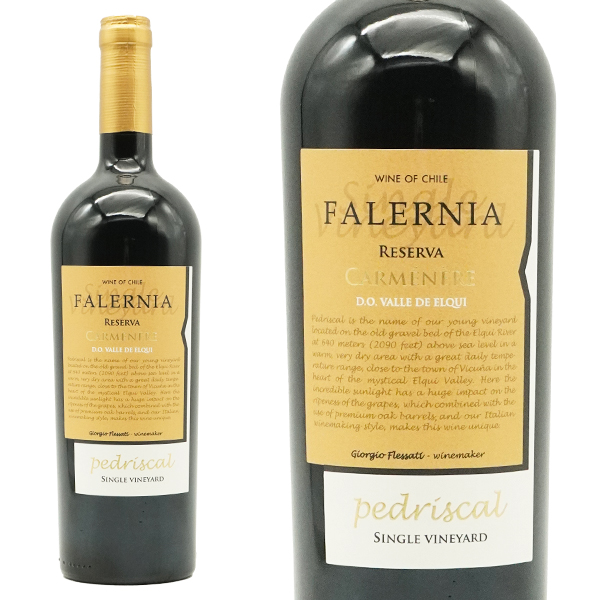 ファレルニア カルムネール レセルバ ペドリスカル シングル ヴィンヤード 2020 D.Oエルキ ヴァレー ビーニャ ファレルニア元詰