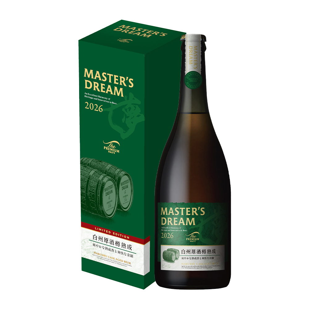【送料無料 正規品 箱入】マスターズドリーム 白州原酒樽熟成 2026 プレミアムモルツ 715ml 8.5％