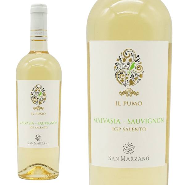 イル プーモ マルヴァジーア ソーヴィニヨン 2024 カンティーネ サン マルツァーノ社 IGPサレント イタリア 白ワイン ワイン 辛口 750ml